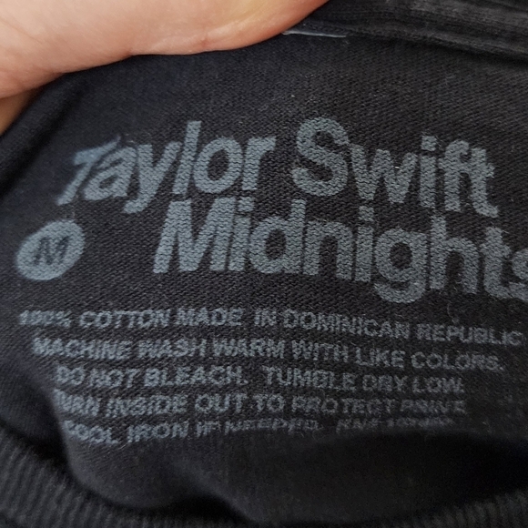 Taylor Swift Black Midnights Anti-hero Tee M - Picture 3 of 4
